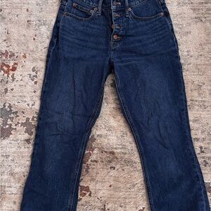 J. Crew High Rise Dark Blue Women's Jeans